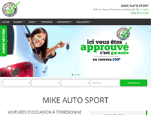 Tablet Screenshot of mikeautosport.com